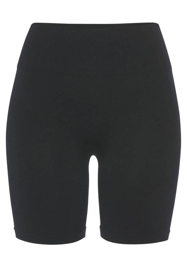 LASCANA Funktionsshorts »Po Push Up« Seamless-Shorts mit Rippstruktur und Shaping-Effekt, Sportshorts