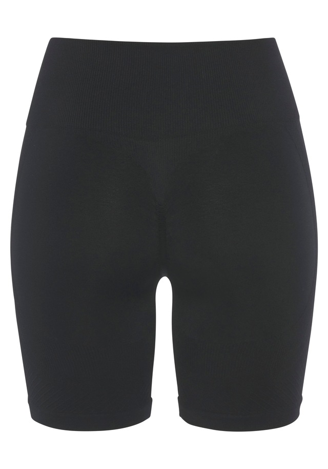 LASCANA Funktionsshorts »Po Push Up« Seamless-Shorts mit Rippstruktur und Shaping-Effekt, Sportshorts