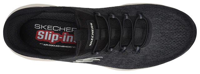 Skechers Slip-On Sneaker »SUMMITS-KEY PACE« Slipper, Freizeitschuh, Halbschuh in veganer Verarbeitung
