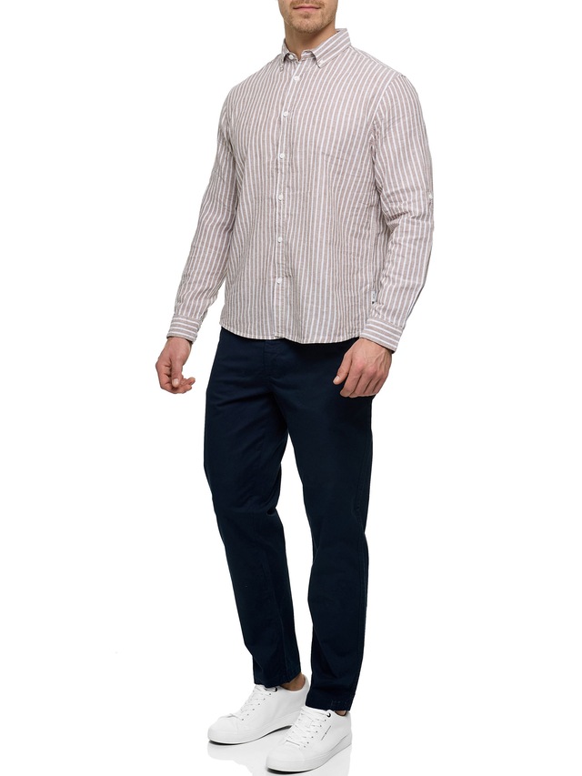 Indicode Langarmhemd »INBrayden« Baumwollmischung, regular fit