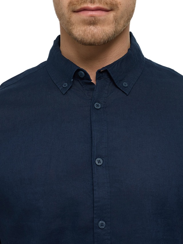 Indicode Langarmhemd »INBrayden« Baumwollmischung, regular fit