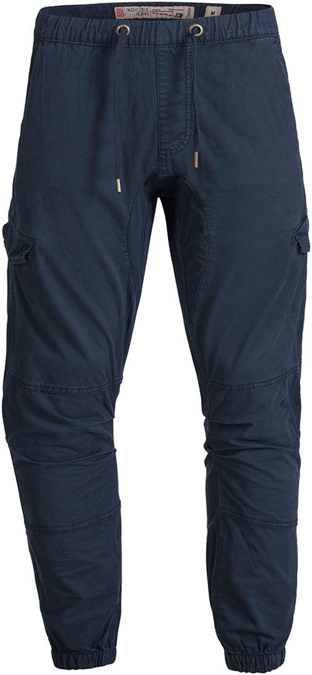 Indicode Cargohose »INLevi« mit seitlichen Cargotaschen und elastischen Bündchen
