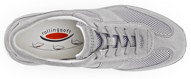 Gabor Keilsneaker , Freizeitschuh, Halbschuh, Schnürschuh mit Logoschriftzug
