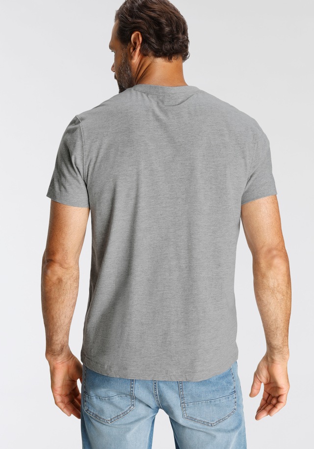 H.I.S V-Shirt 3-er Pack, Kurzarm, Slim Fit, aus Baumwolle