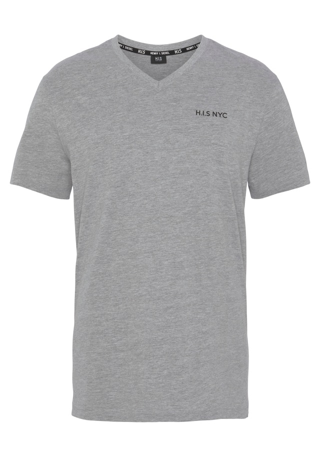 H.I.S V-Shirt 3-er Pack, Kurzarm, Slim Fit, aus Baumwolle