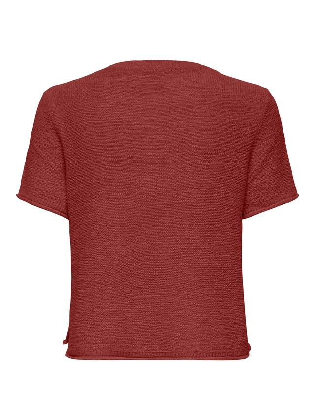 ONLY Kurzarmpullover »ONLSUNNY S/S PULLOVER NOOS KNT« Kunstfaser, regular fit