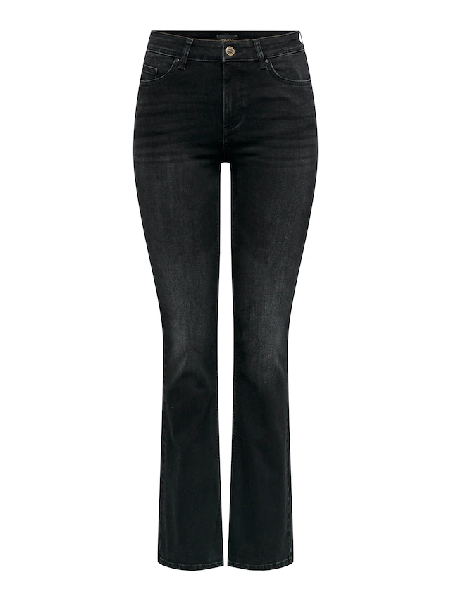 ONLY Bootcut-Jeans »ONLBLUSH – Bootcut-Jeans mit niedriger Leibhöhe und Stretch« Baumwollmischung, bootcut fit