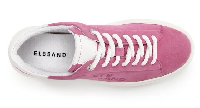 Elbsand Sneaker »Schnürschuh, Turnschuh, Schnürhalbschuh, Freizeitschuh, Ledersneaker« aus Leder mit modischer Plateausohle
