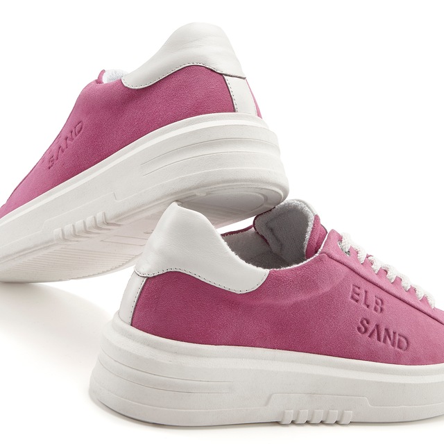 Elbsand Sneaker »Schnürschuh, Turnschuh, Schnürhalbschuh, Freizeitschuh, Ledersneaker« aus Leder mit modischer Plateausohle
