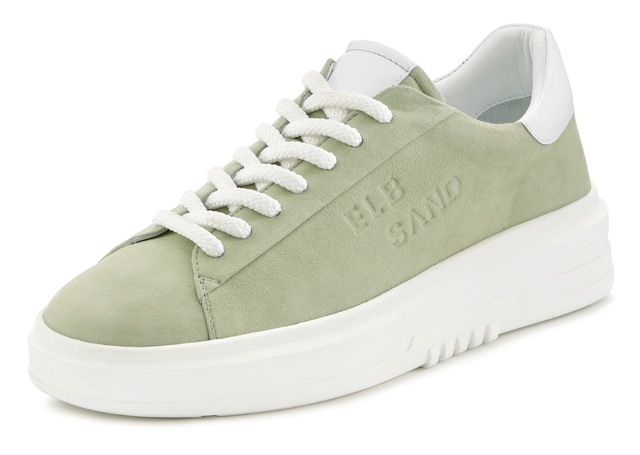 Elbsand Sneaker »Schnürschuh, Turnschuh, Schnürhalbschuh, Freizeitschuh, Ledersneaker« aus Leder mit modischer Plateausohle