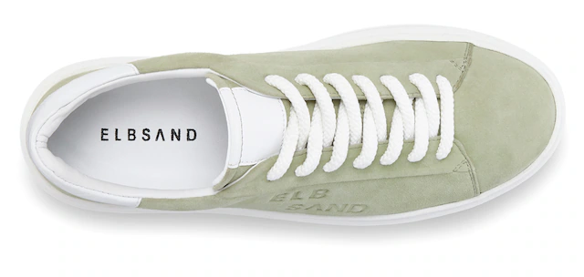 Elbsand Sneaker »Schnürschuh, Turnschuh, Schnürhalbschuh, Freizeitschuh, Ledersneaker« aus Leder mit modischer Plateausohle