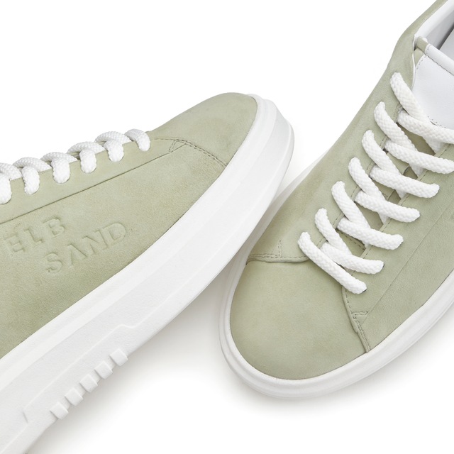 Elbsand Sneaker »Schnürschuh, Turnschuh, Schnürhalbschuh, Freizeitschuh, Ledersneaker« aus Leder mit modischer Plateausohle