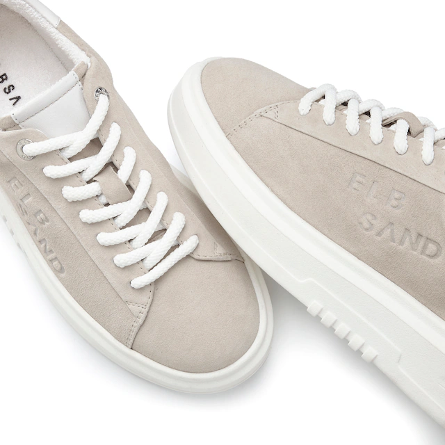 Elbsand Sneaker »Schnürschuh, Turnschuh, Schnürhalbschuh, Freizeitschuh, Ledersneaker« aus Leder mit modischer Plateausohle