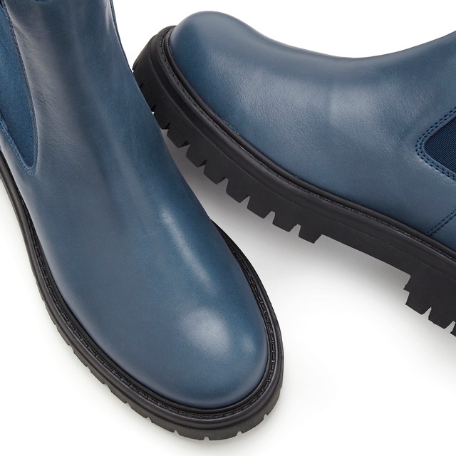 Elbsand Stiefelette »Chelseaboots, Schlupfstiefel, Bikerboots, Herbststiefelette« aus Leder mit Stretch-Einsätzen, Lederstiefelette