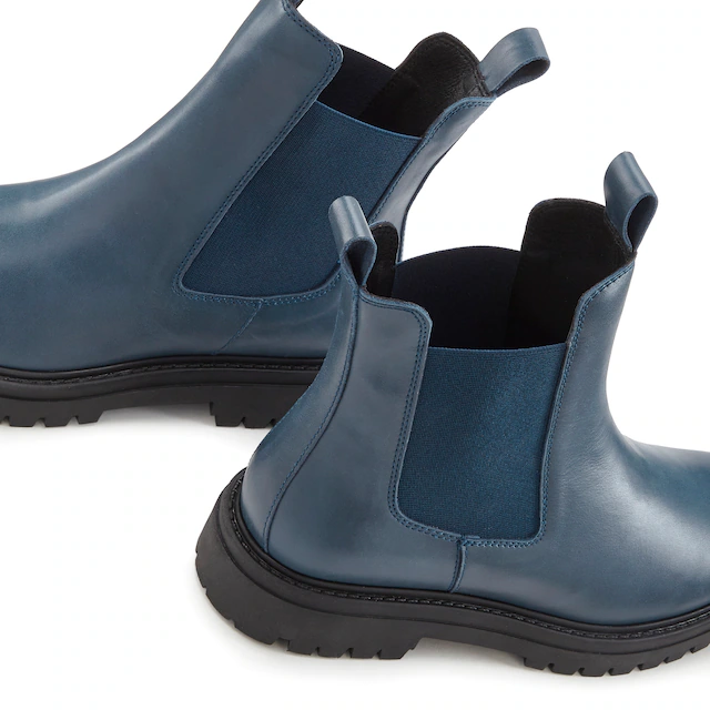 Elbsand Stiefelette »Chelseaboots, Schlupfstiefel, Bikerboots, Herbststiefelette« aus Leder mit Stretch-Einsätzen, Lederstiefelette