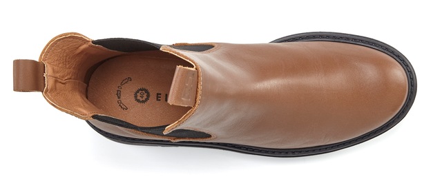 Elbsand Stiefelette »Chelseaboots, Schlupfstiefel, Bikerboots, Herbststiefelette« aus Leder mit Stretch-Einsätzen, Lederstiefelette