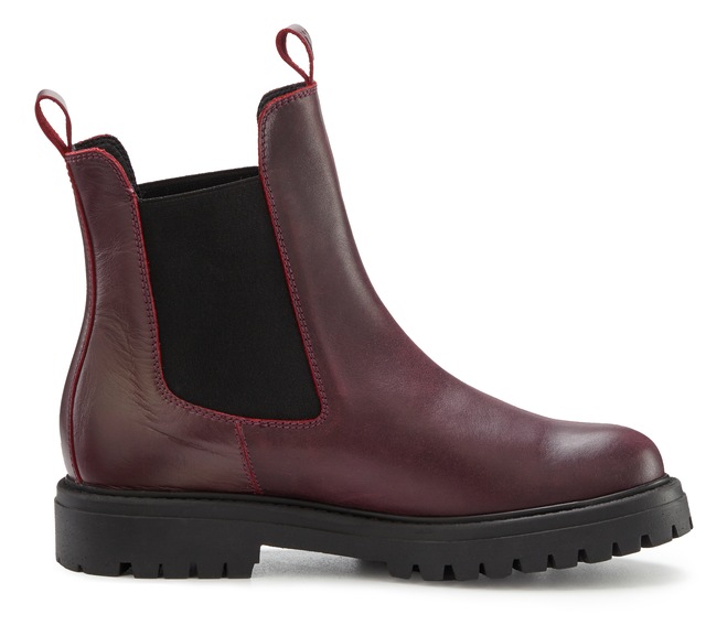 Elbsand Stiefelette »Chelseaboots, Schlupfstiefel, Bikerboots, Herbststiefelette« aus Leder mit Stretch-Einsätzen, Lederstiefelette