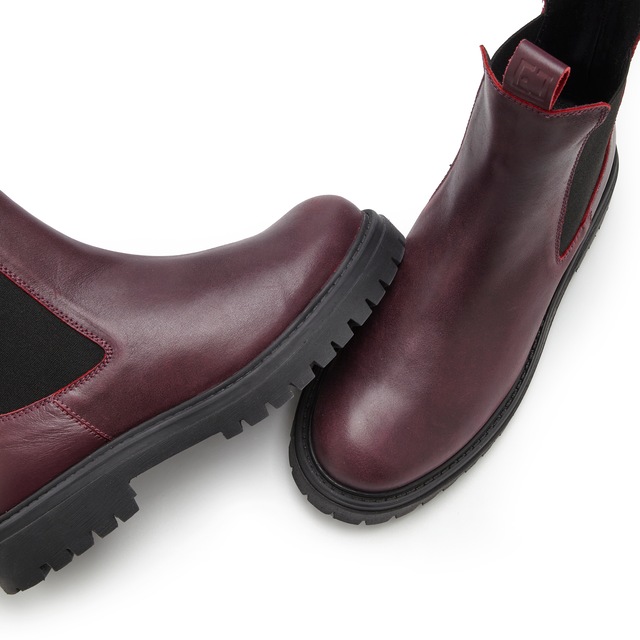 Elbsand Stiefelette »Chelseaboots, Schlupfstiefel, Bikerboots, Herbststiefelette« aus Leder mit Stretch-Einsätzen, Lederstiefelette