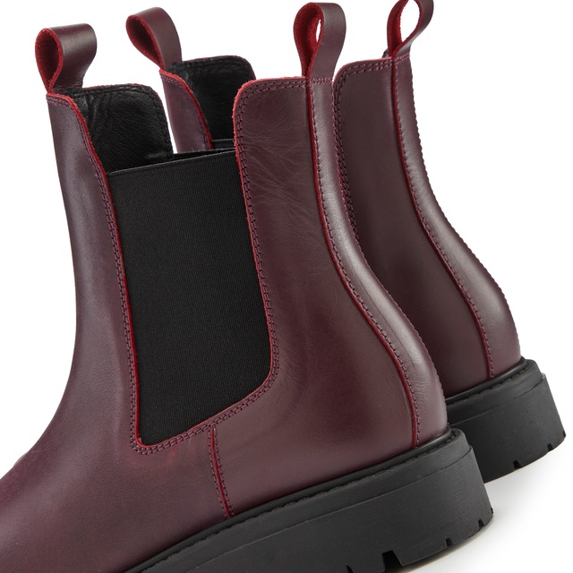 Elbsand Stiefelette »Chelseaboots, Schlupfstiefel, Bikerboots, Herbststiefelette« aus Leder mit Stretch-Einsätzen, Lederstiefelette