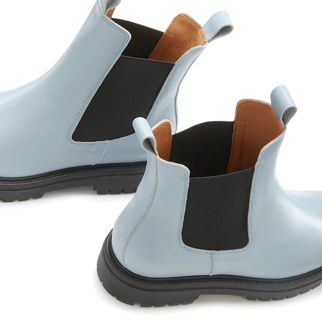 Elbsand Stiefelette »Chelseaboots, Schlupfstiefel, Bikerboots, Herbststiefelette« aus Leder mit Stretch-Einsätzen, Lederstiefelette