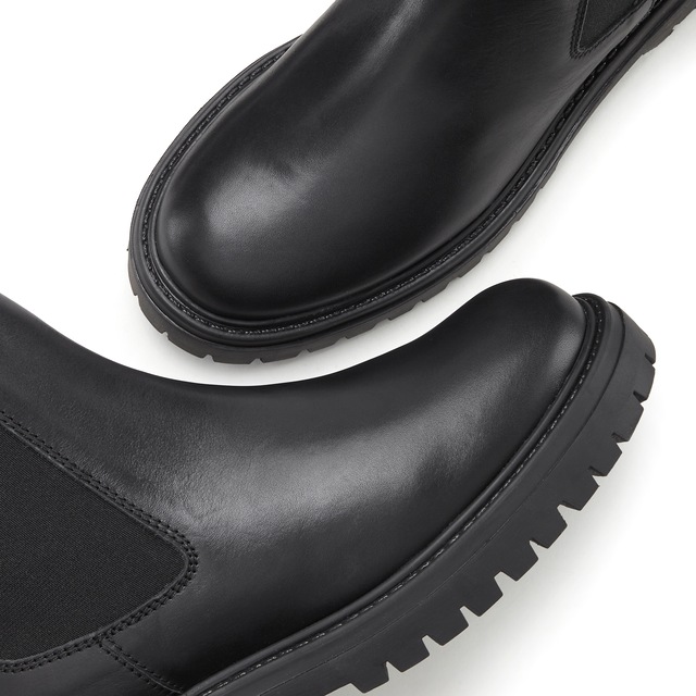 Elbsand Stiefelette »Chelseaboots, Schlupfstiefel, Bikerboots, Herbststiefelette« aus Leder mit Stretch-Einsätzen, Lederstiefelette