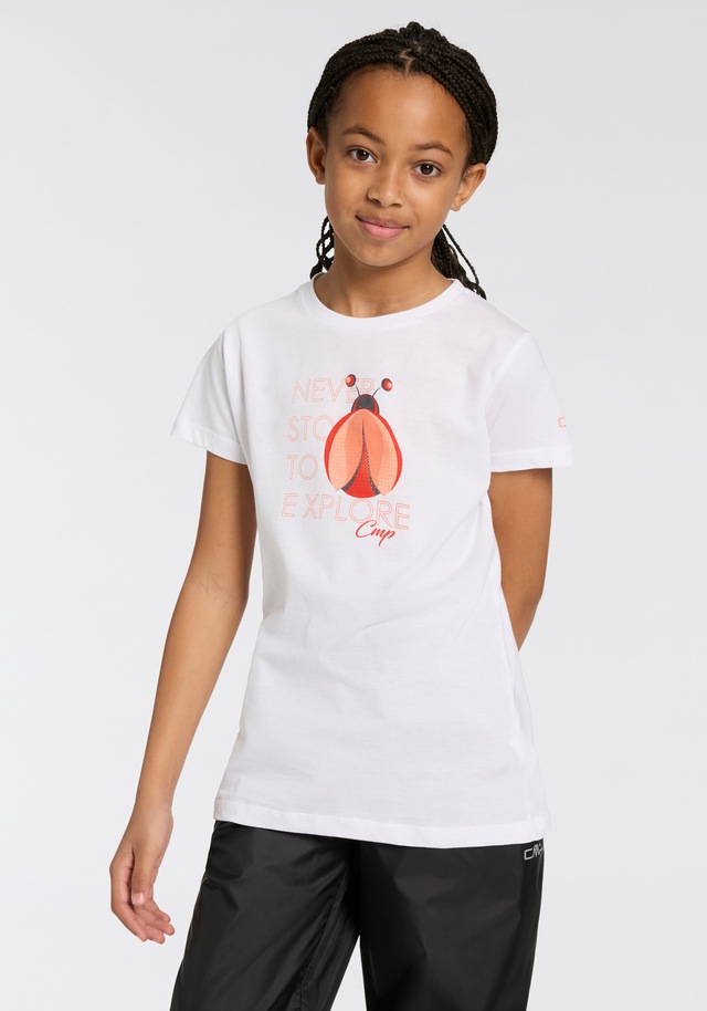 CMP T-Shirt Kurzarm-Design, aus Baumwolle, für Kinder