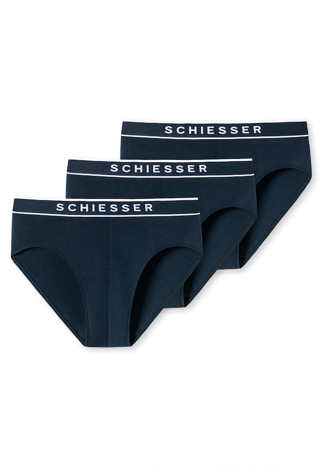 Schiesser Rioslip »95/5« 3er-Pack, mit sportlichem Webgummibund mit kontraststarken SCHIESSER-Logo