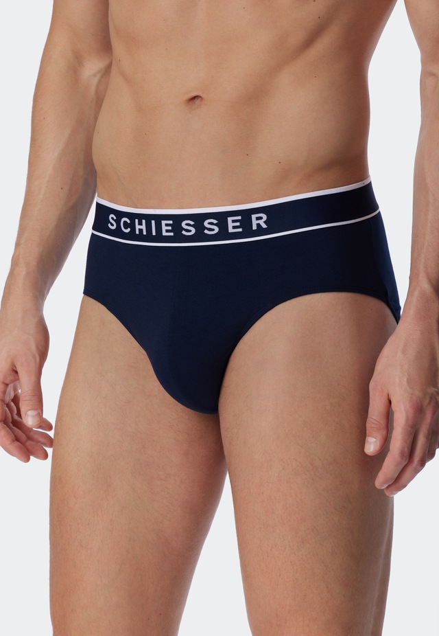 Schiesser Rioslip »95/5« 3er-Pack, mit sportlichem Webgummibund mit kontraststarken SCHIESSER-Logo