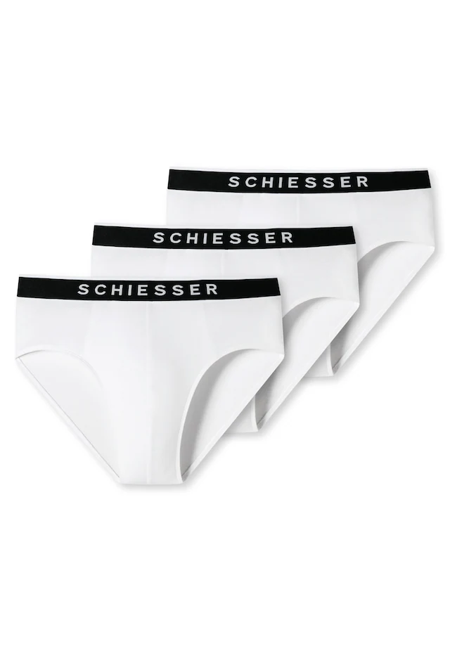Schiesser Rioslip »95/5« 3er-Pack, mit sportlichem Webgummibund mit kontraststarken SCHIESSER-Logo