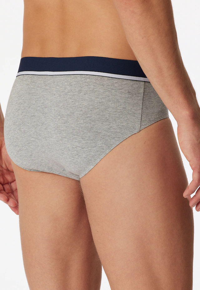 Schiesser Rioslip »95/5« 3er-Pack, mit sportlichem Logo-Webgummibund mit schmalen weißem Ansatz