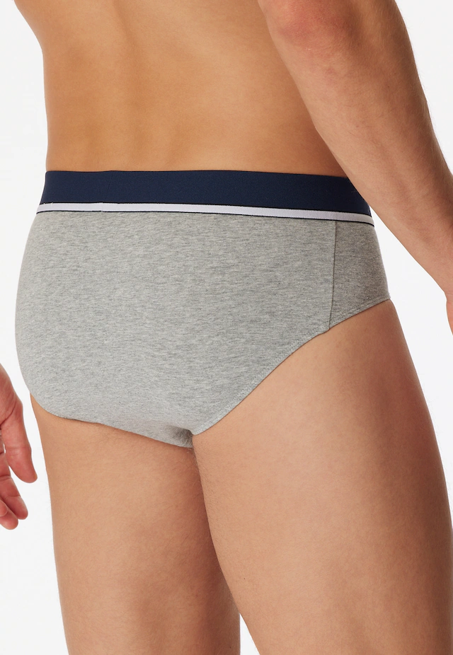 Schiesser Rioslip »95/5« 3er-Pack, mit sportlichem Logo-Webgummibund mit schmalen weißem Ansatz