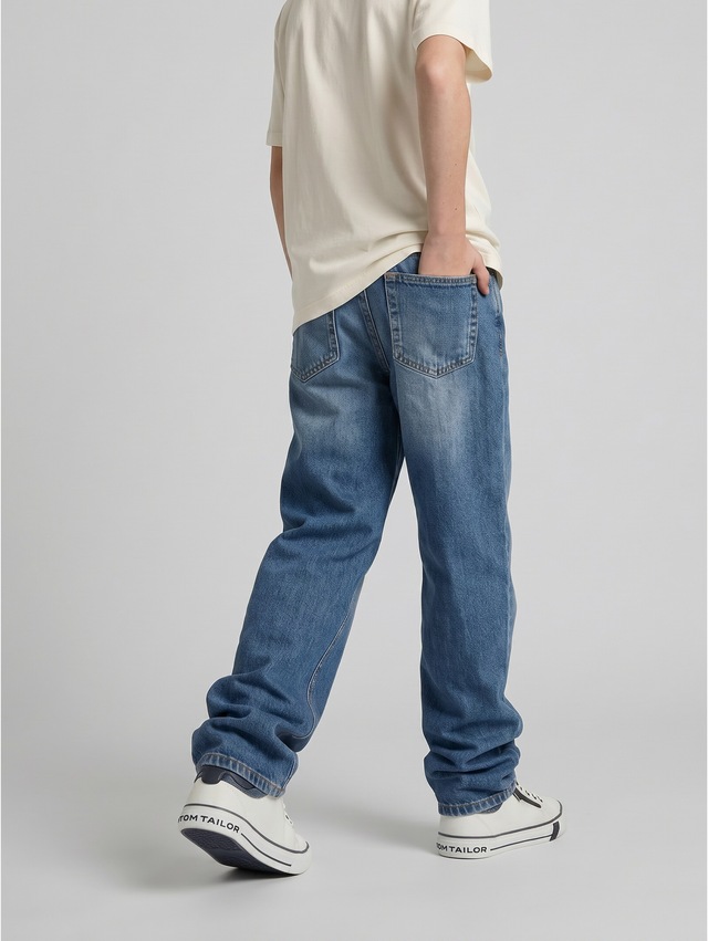 TOM TAILOR 5-Pocket-Jeans Baggy Jeans- mit ausgestelltem Bein