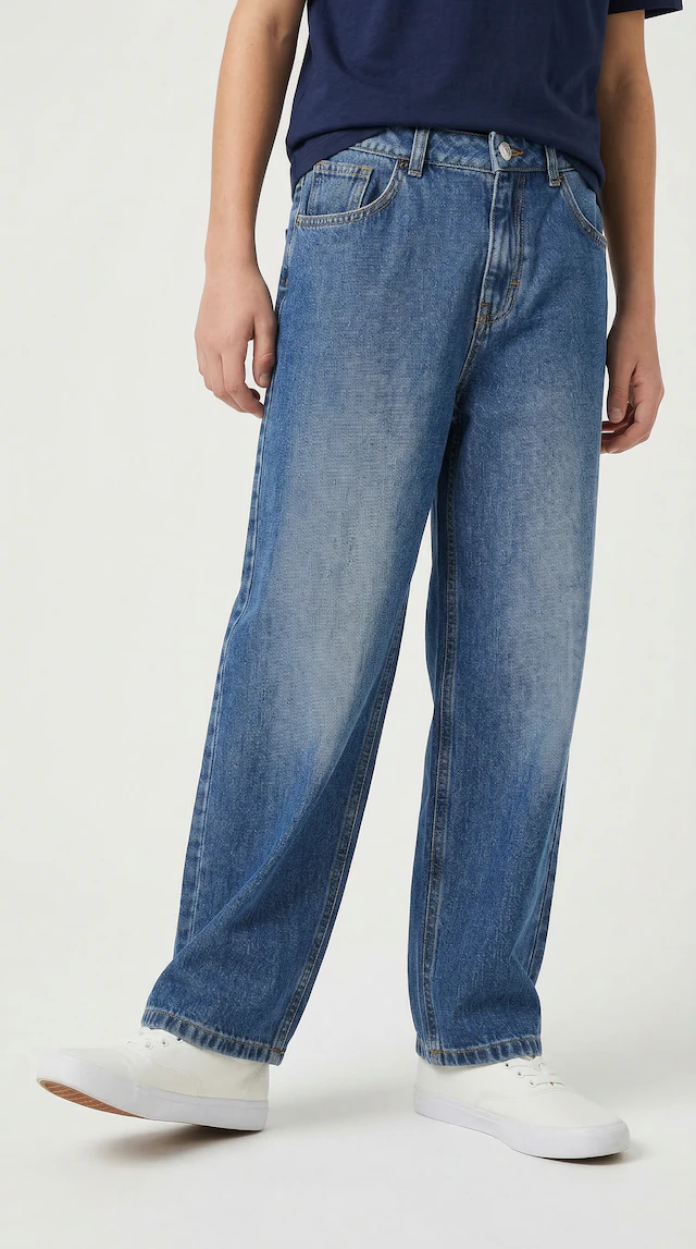 TOM TAILOR 5-Pocket-Jeans Baggy Jeans- mit ausgestelltem Bein