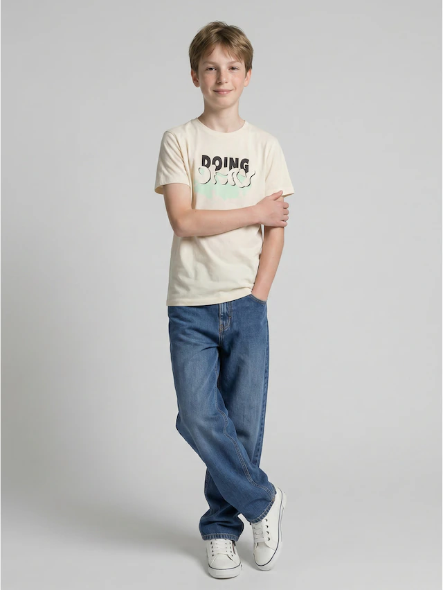 TOM TAILOR 5-Pocket-Jeans Baggy Jeans- mit ausgestelltem Bein