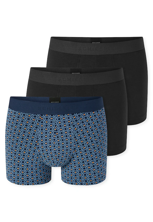 Schiesser Boxer »95/5 Multipacks« ohne Eingriff, softer Logo-Webgummibund