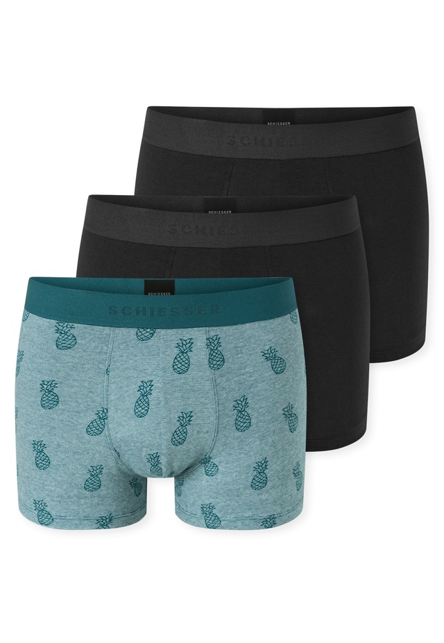 Schiesser Boxer »95/5 Multipacks« ohne Eingriff, softer Logo-Webgummibund