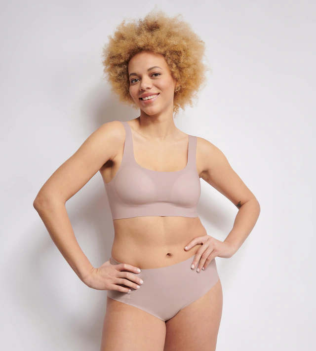 sloggi »ZERO Feel 2.0« mit herausnehmbaren Pads, leichter Halt, Mikrofaser