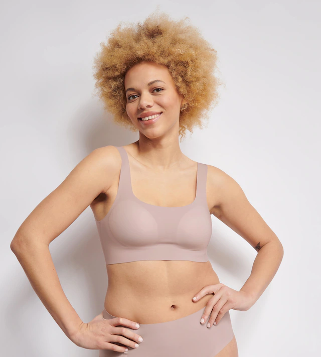 sloggi »ZERO Feel 2.0« mit herausnehmbaren Pads, leichter Halt, Mikrofaser
