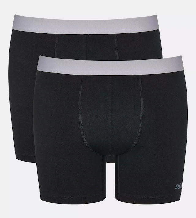sloggi Boxer »Men GO ABC 2.0« längeres Bein, Baumwollmix, weich, elastischer Bund