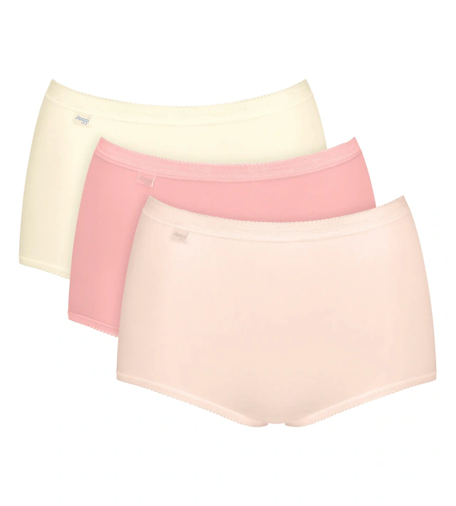 sloggi Maxislip »Basic+ Maxi« perfekter Sitz, Cotton-Mix, hohe Taille