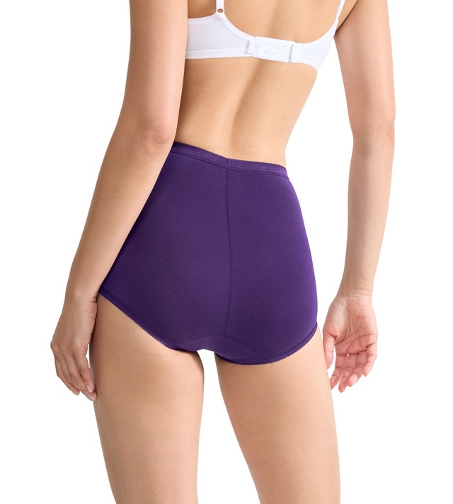 sloggi Maxislip »Basic+ Maxi« perfekter Sitz, Cotton-Mix, hohe Taille