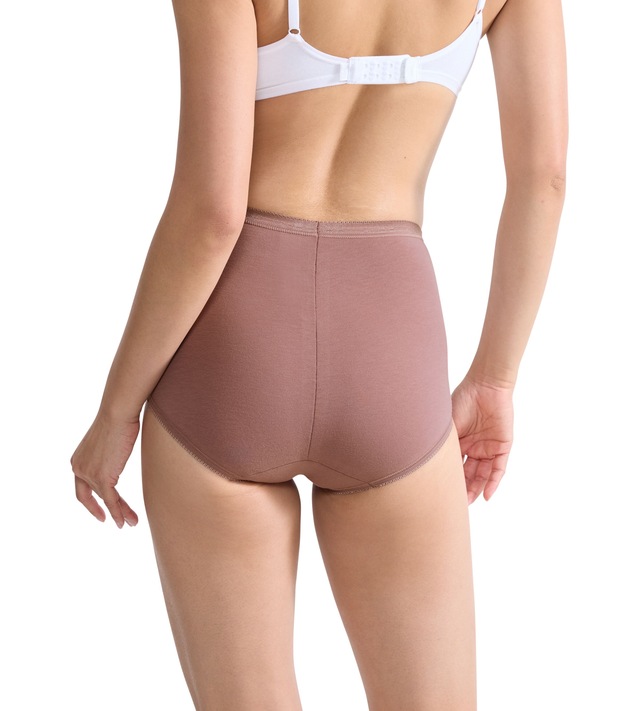 sloggi Maxislip »Basic+ Maxi« perfekter Sitz, Cotton-Mix, hohe Taille