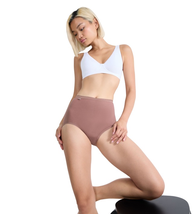 sloggi Maxislip »Basic+ Maxi« perfekter Sitz, Cotton-Mix, hohe Taille