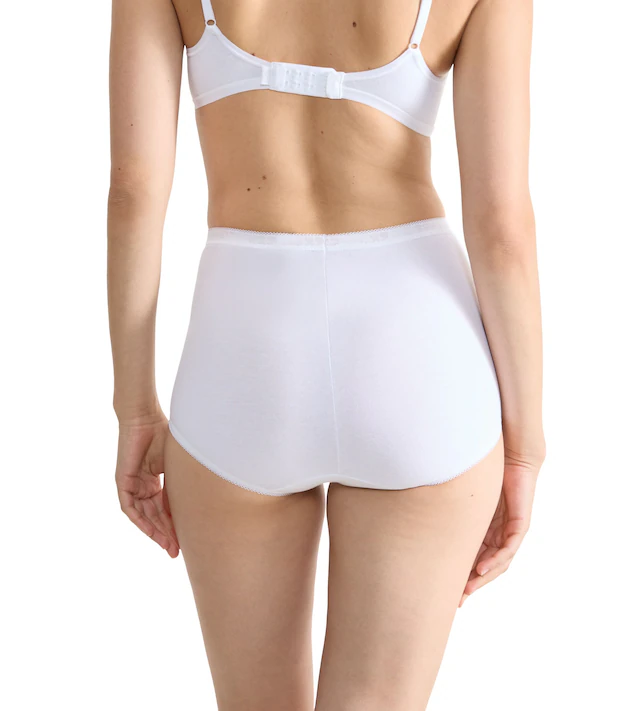 sloggi Maxislip »Basic+ Maxi« perfekter Sitz, Cotton-Mix, hohe Taille