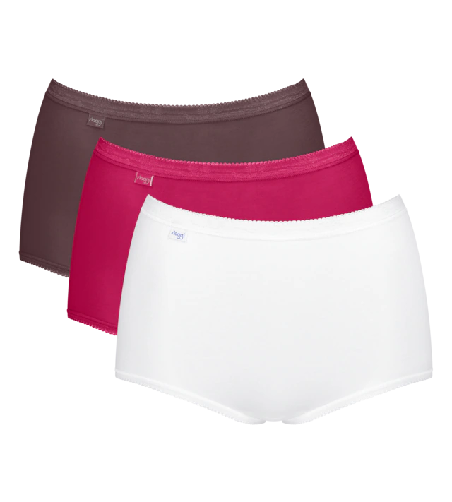 sloggi Maxislip »Basic+ Maxi« perfekter Sitz, Cotton-Mix, hohe Taille