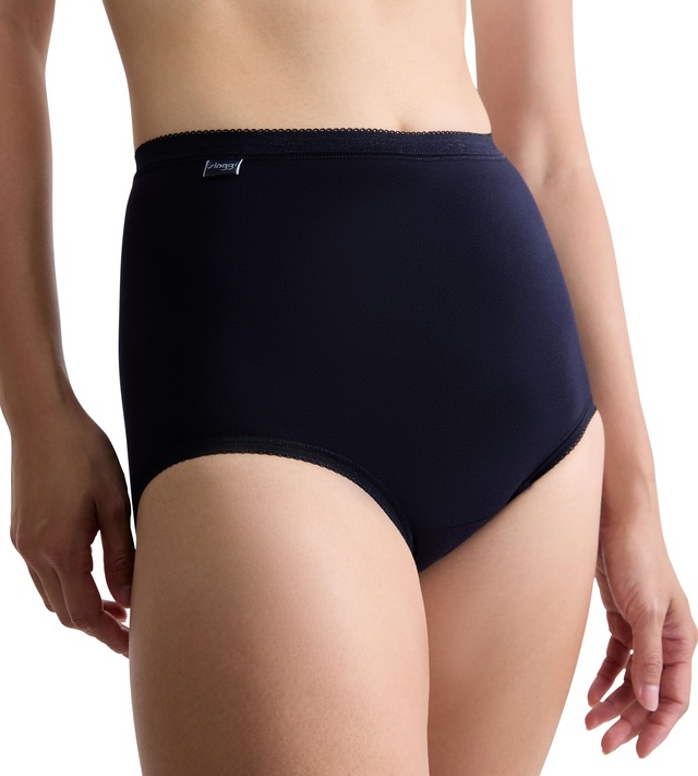 sloggi Maxislip »Basic+ Maxi« perfekter Sitz, Cotton-Mix, hohe Taille