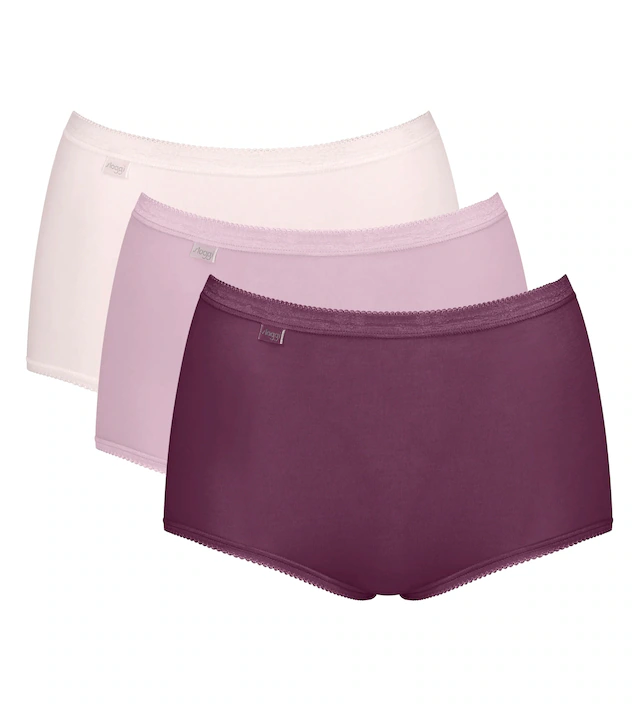 sloggi Maxislip »Basic+ Maxi« perfekter Sitz, Cotton-Mix, hohe Taille