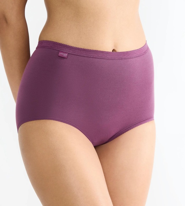sloggi Maxislip »Basic+ Maxi« perfekter Sitz, Cotton-Mix, hohe Taille