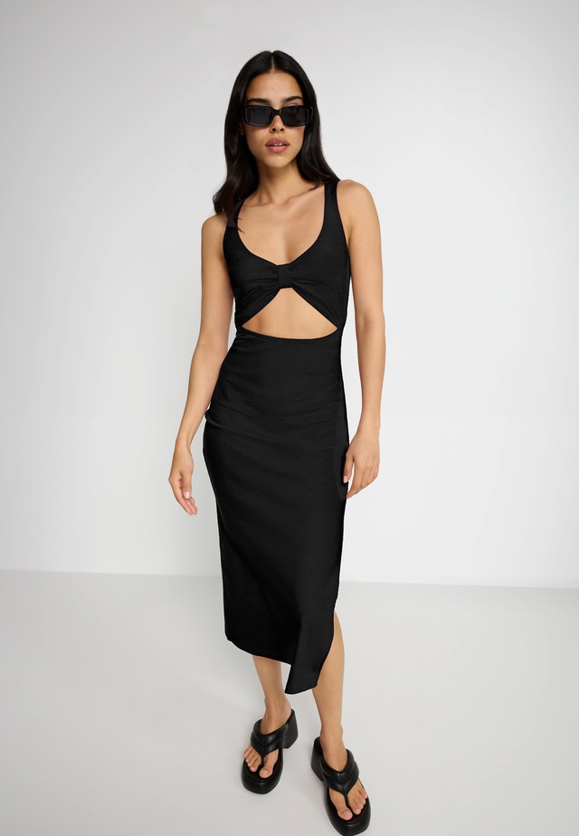LSCN by LASCANA Midikleid aus weicher Rippware