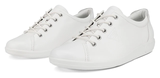 Ecco Sneaker »Soft 2.0« , Freizeitschuh, Halbschuh, Schnürschuh mit Retro-Shilouette